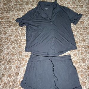 GAP Gray Pajama Set Soft Stretchy Intimates